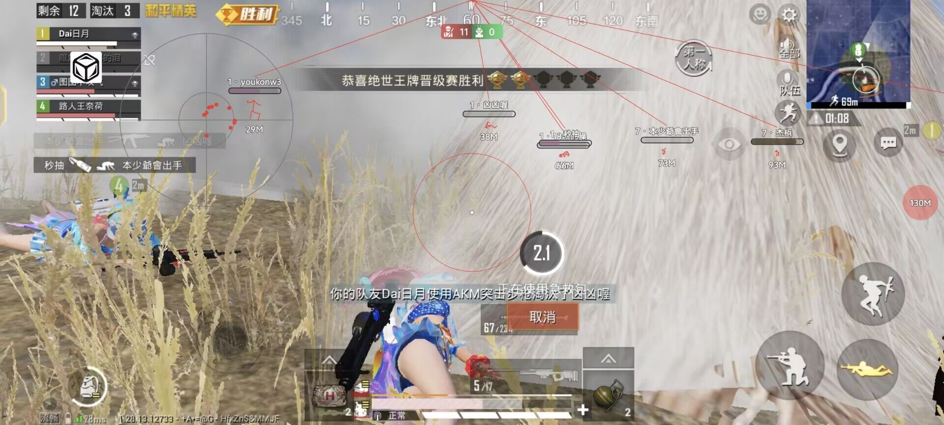和平精英引擎直装【鹤童】发布:稳定无卡顿,观透与自瞄功能一应俱全
